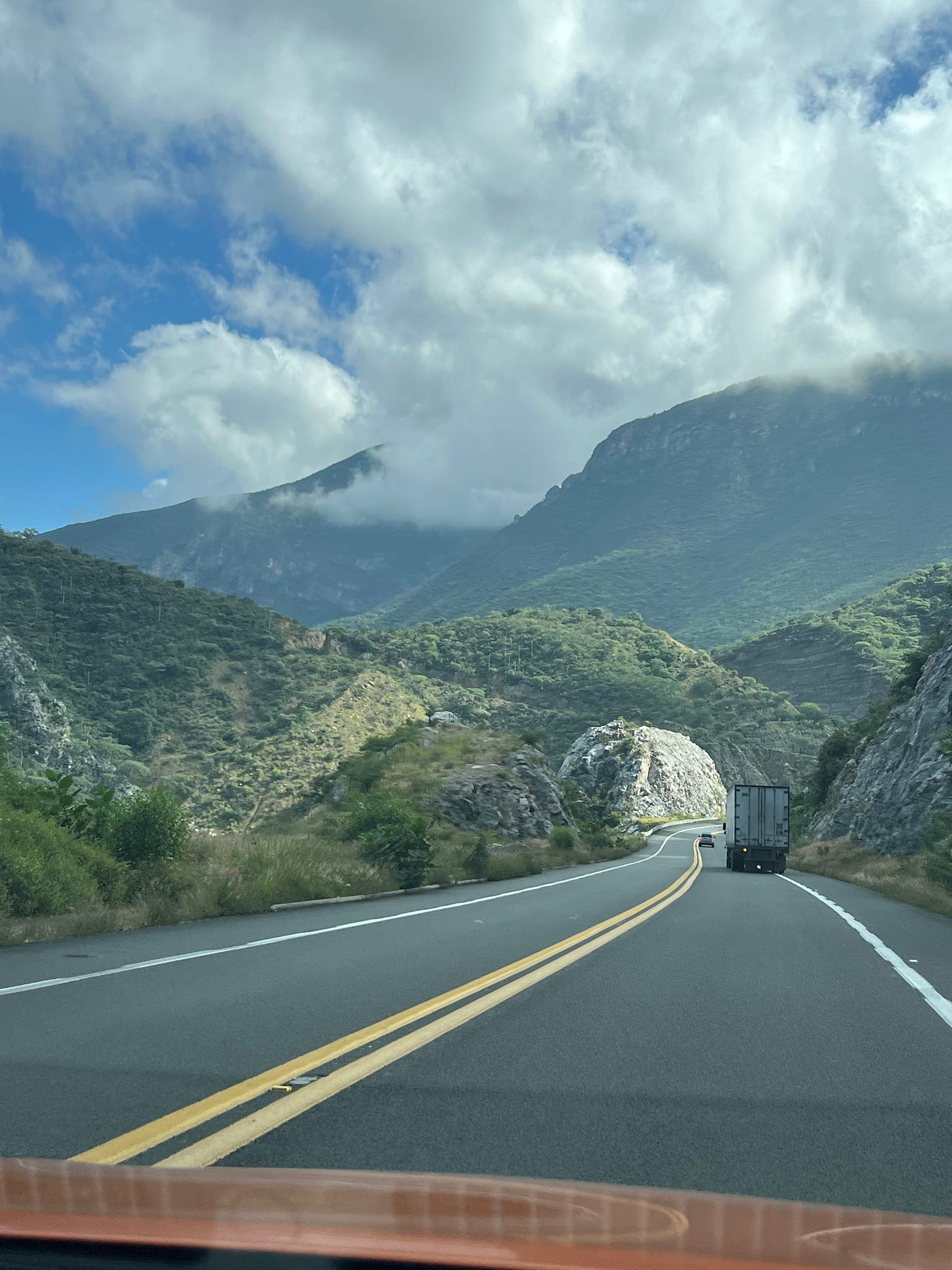 A highway in Oaxaca.