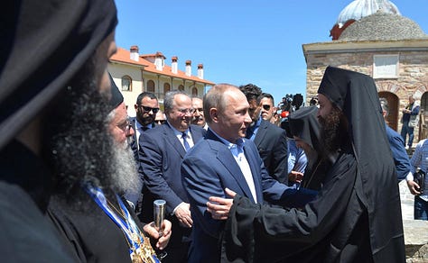 In Karyes, the administrative centre of Mount Athos