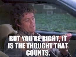 YARN | But you're right, it is the thought that counts. | Knight Rider  (1982) - S02E12 Silent Knight | Video gifs by quotes | d4ef56e3 | 紗