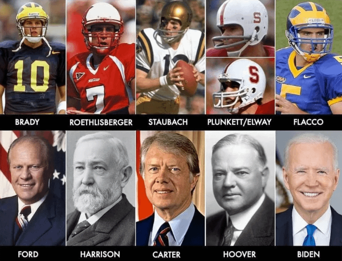 r/nfl - Fun fact: Only 5 colleges have a Super Bowl-winning QB & U.S. President as alumni