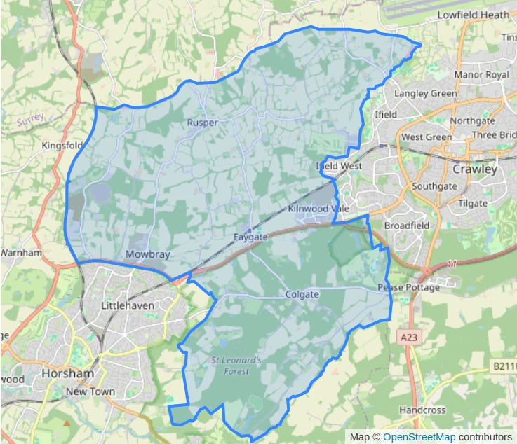 Horsham, Colgate/Rusper Horsham, Colgate/Rusper