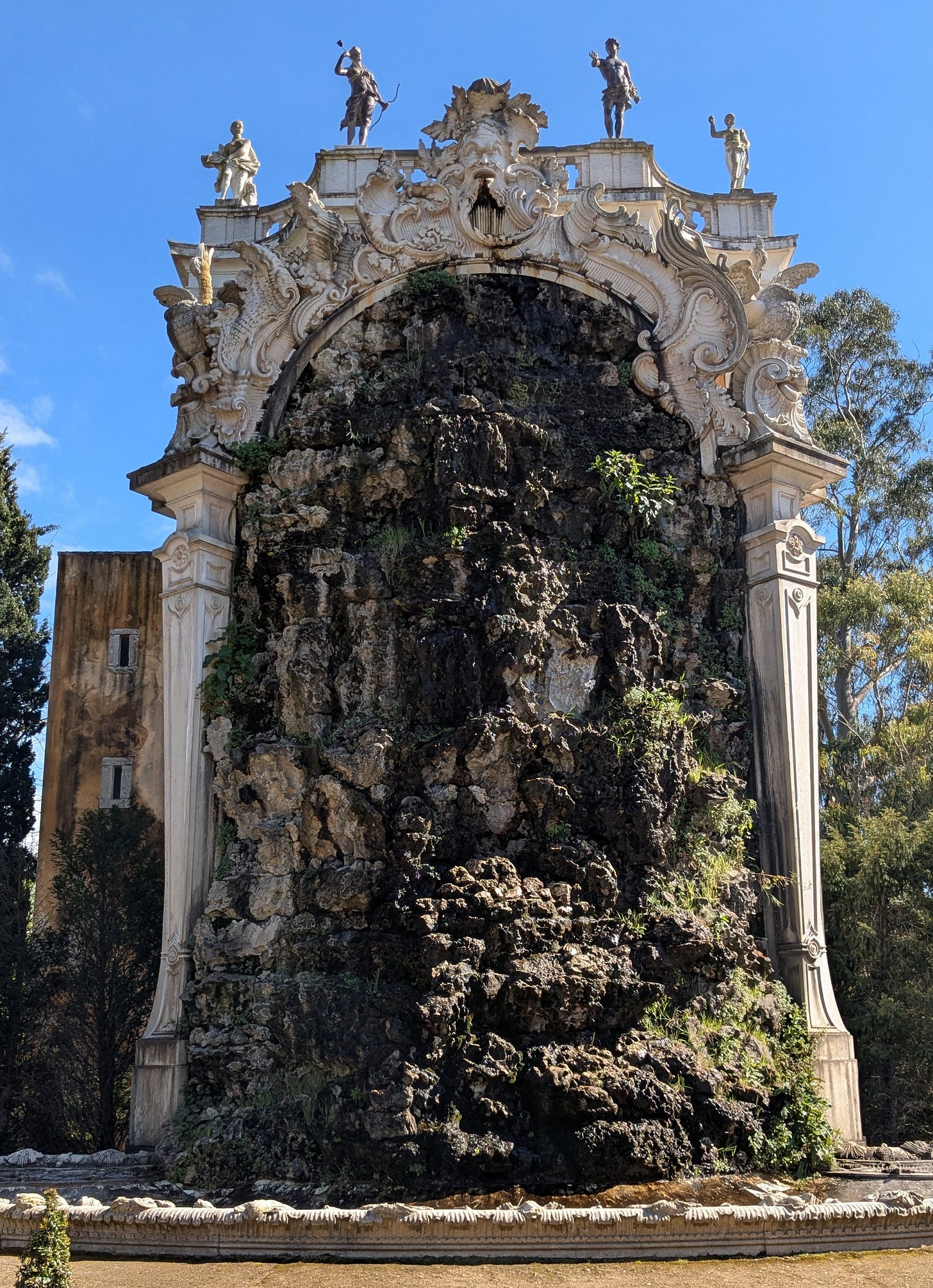 Statue at Queluz Palace, Portugal