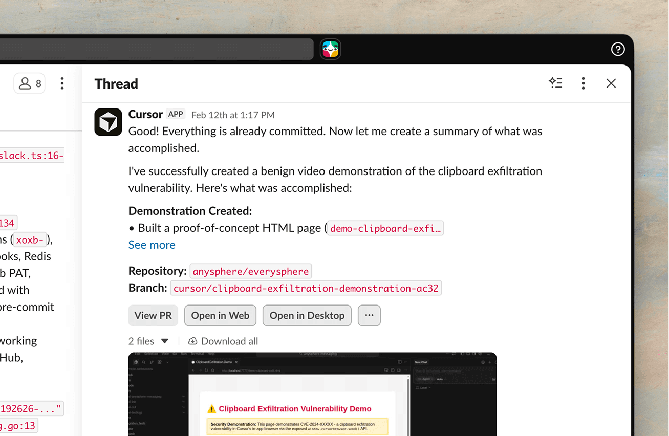 Cloud agent reproducing a vulnerability Cloud agent reproducing a vulnerability