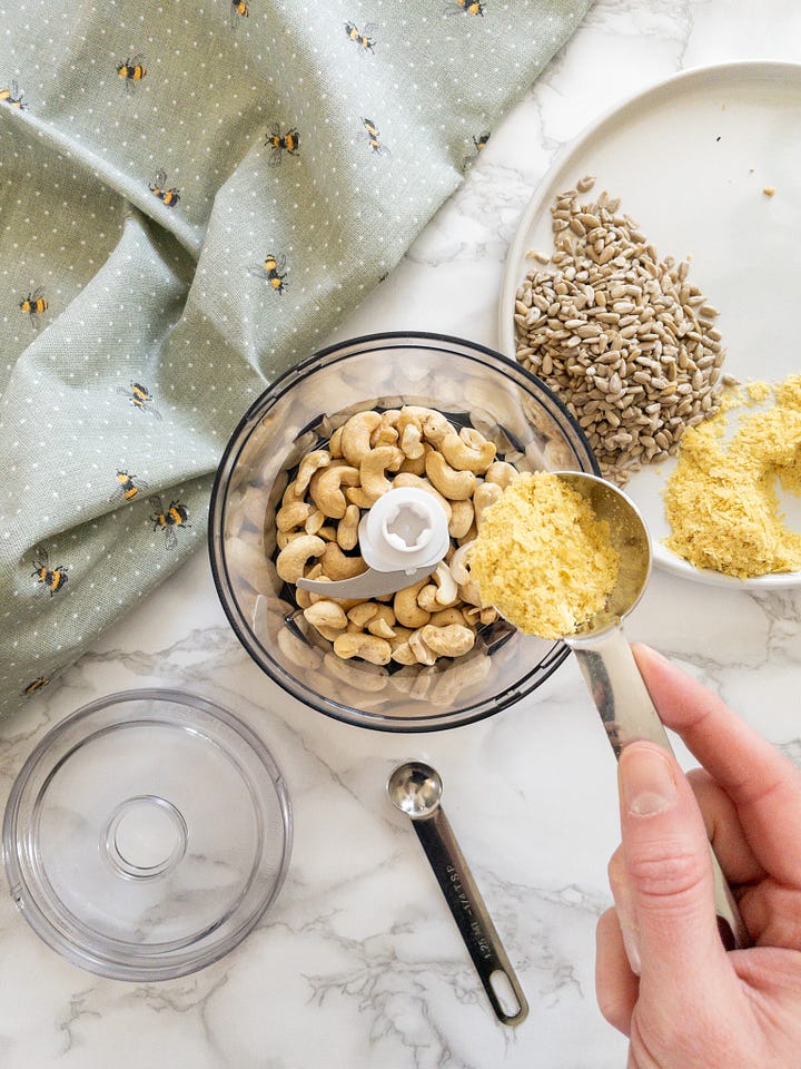 Ways to use nutritional yeast in cooking.