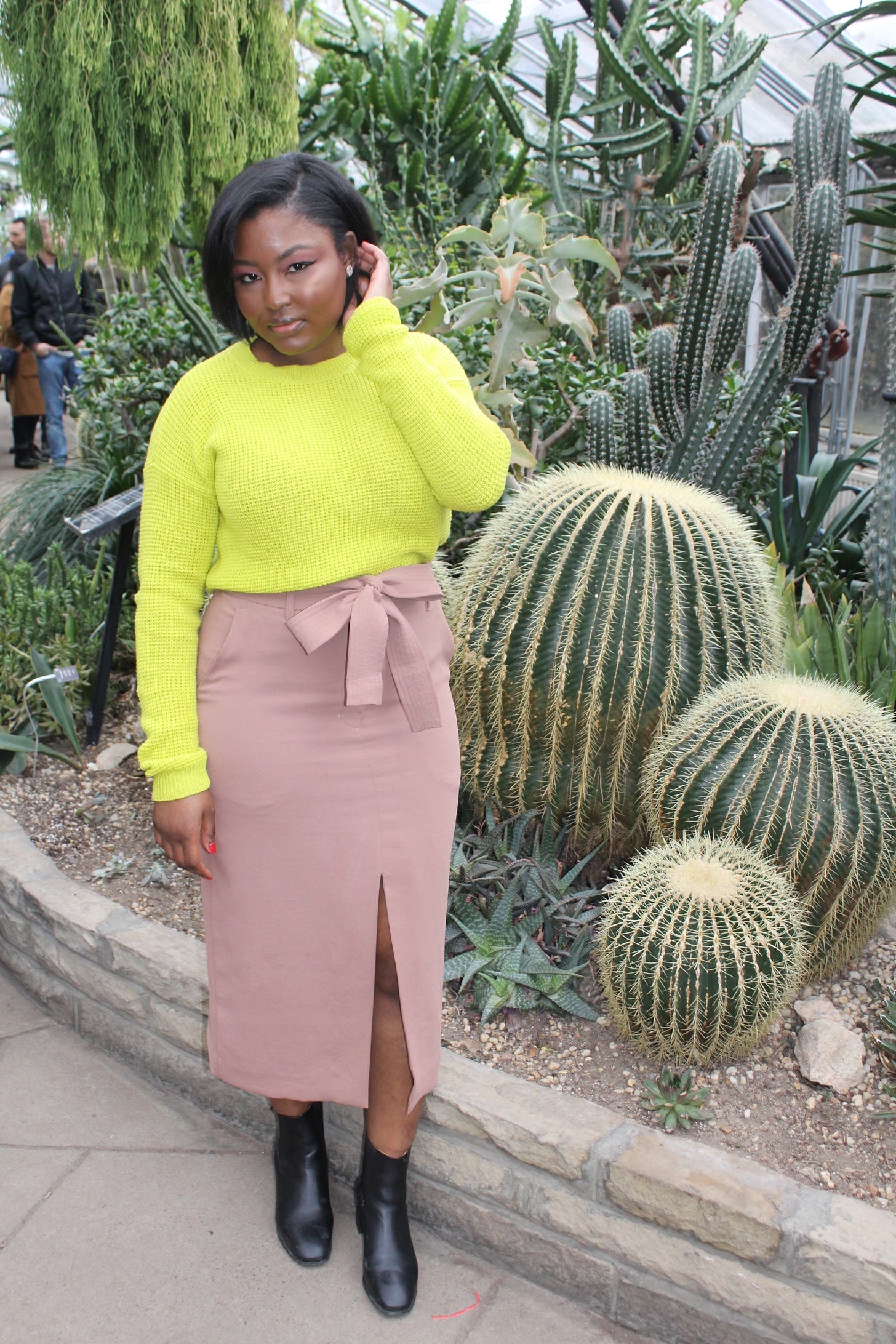 Neon and High Waisted Skirt Neon and High Waisted Skirt