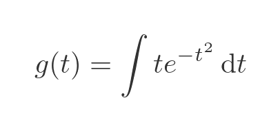 Example integral