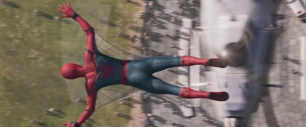 Tom Holland's 'Spider-Man: Homecoming' first footage has wings 2016 images Tom Holland's 'Spider-Man: Homecoming' first footage has wings 2016 images