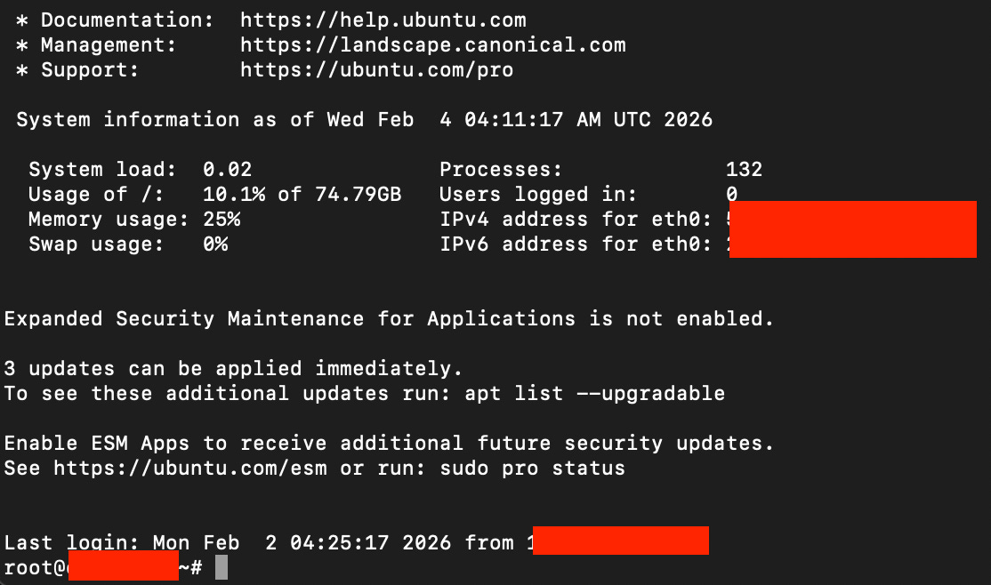 OpenClaw running on terminal