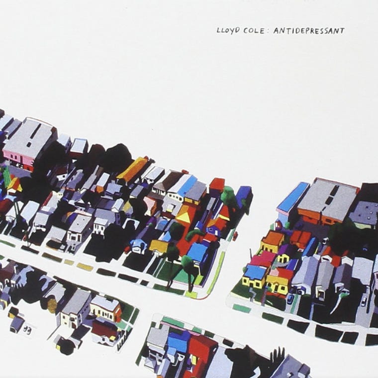 Lloyd Cole "Antidepressant" album art Lloyd Cole "Antidepressant" album art