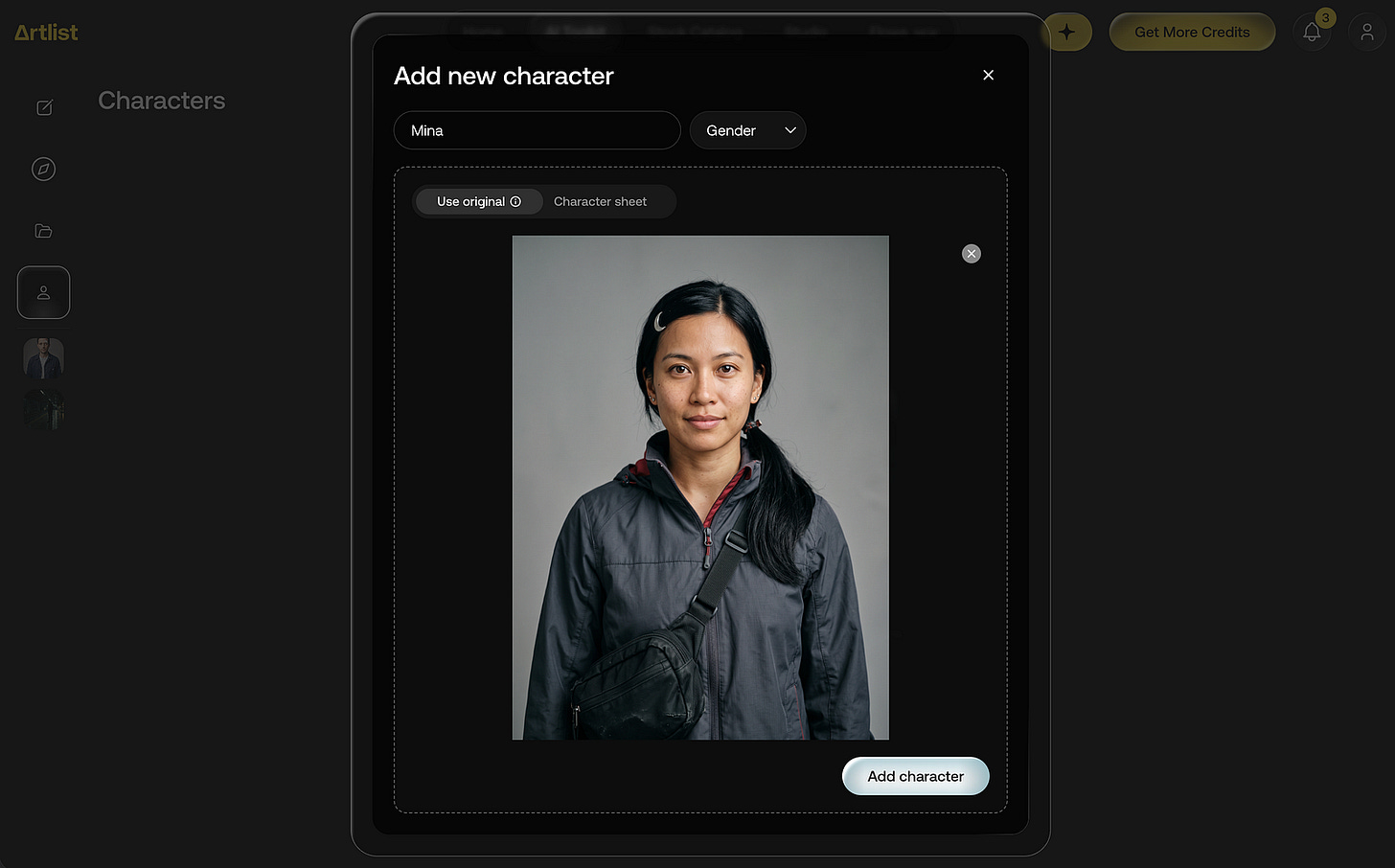 Sample character: Mina. Image generated by Jim Clyde Monge Sample character: Mina. Image generated by Jim Clyde Monge
