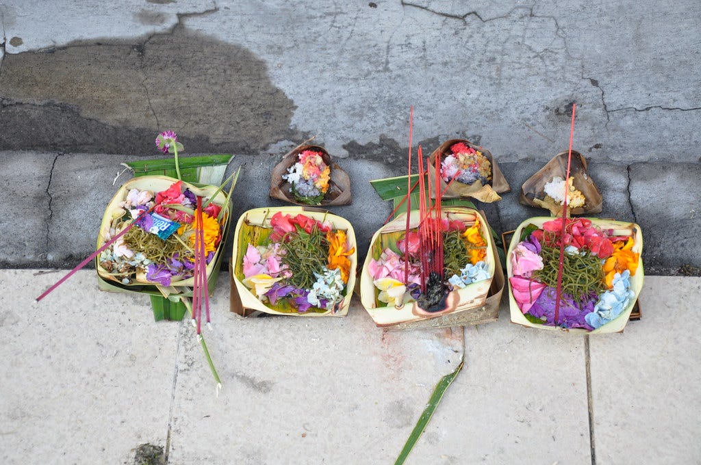 Canang sari | Canang sari is one of the daily offerings made… | Flickr