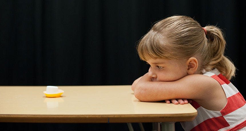 Kids today are waiting longer than ever in the classic marshmallow test |  Science News