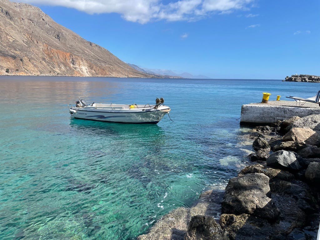 Loutro is the perfect place to do nothing, because there is basically nothing to do.