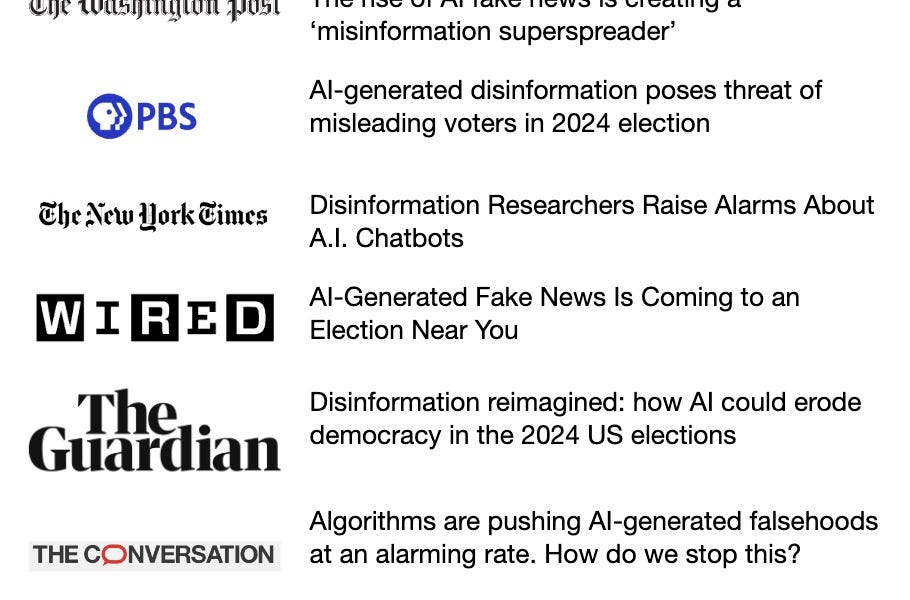 We Looked at 78 Election Deepfakes. Political Misinformation is not an AI Problem.