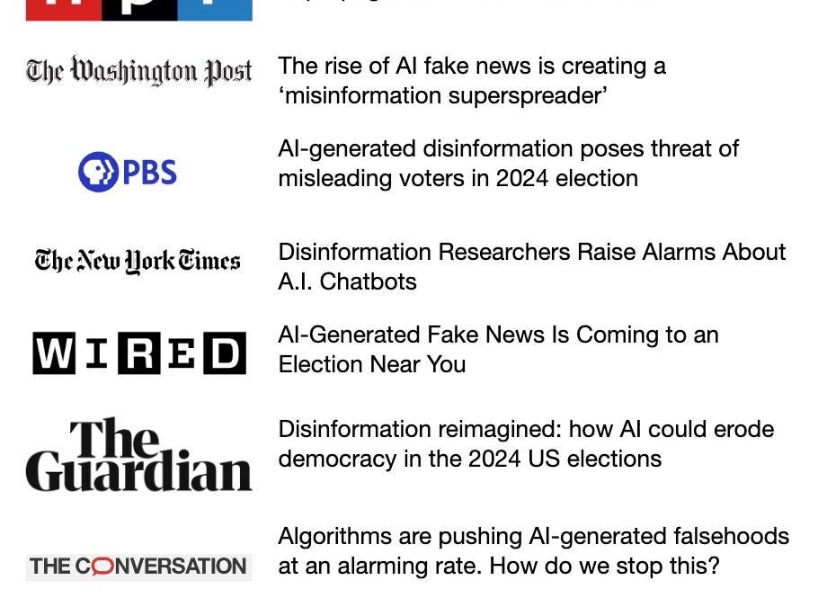We Looked at 78 Election Deepfakes. Political Misinformation is not an AI Problem.