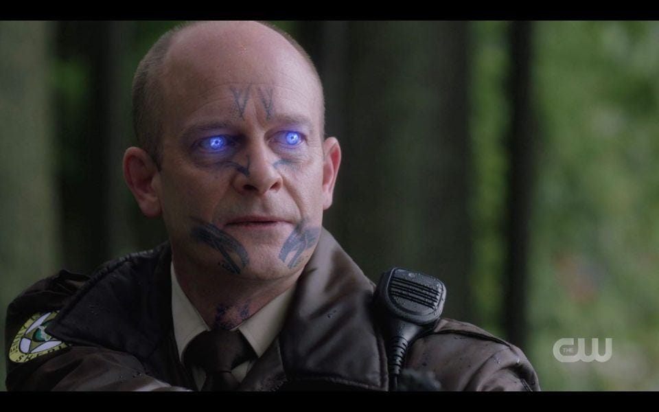 Djinn meeting with Castiel to kill him SPN Djinn meeting with Castiel to kill him SPN