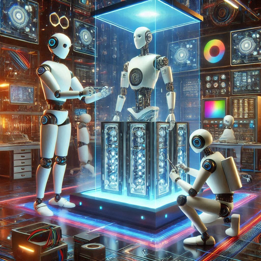ai building an ai machine to combat other ai machines
