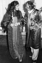 Samantha Eggar with Dalí