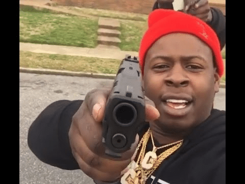 black guy pointing gun at camera Meme Generator - Imgflip