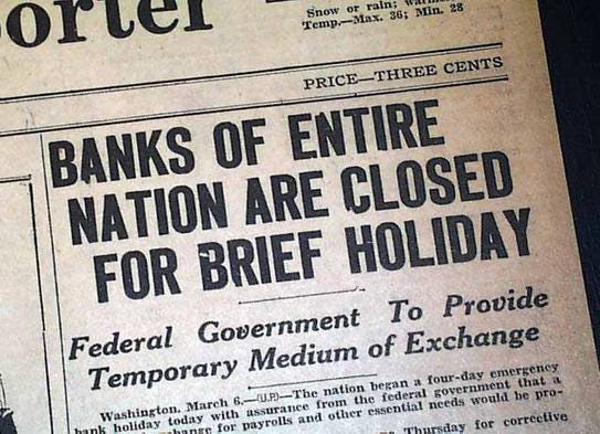 Emergency Banking Act - The Dust Bowl