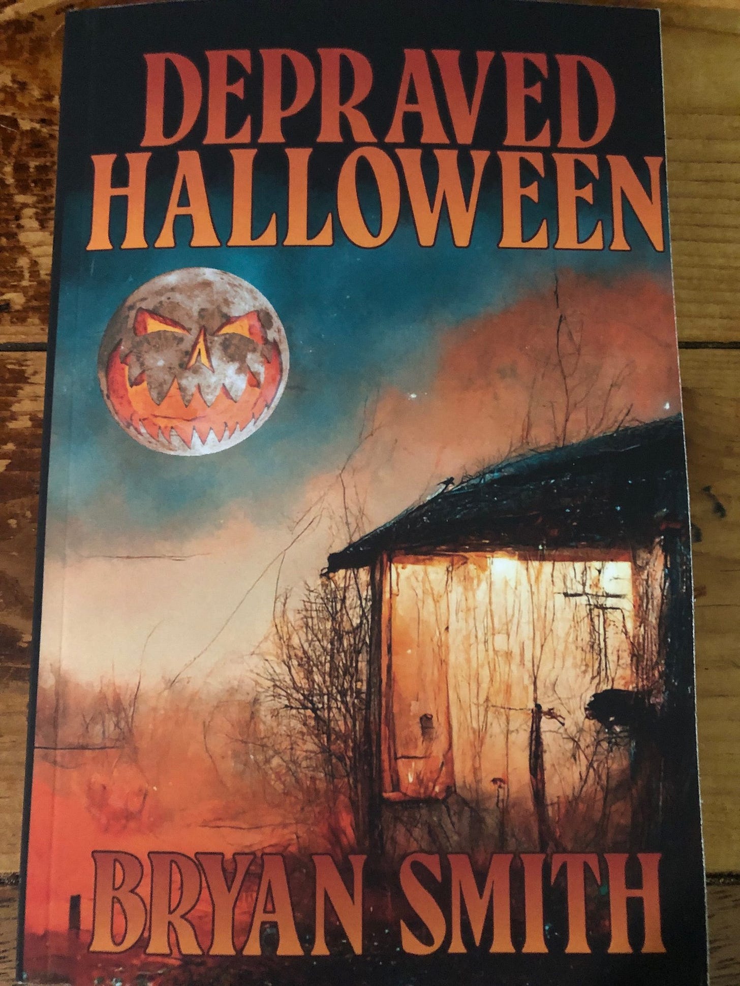 Depraved Halloween signed paperback 