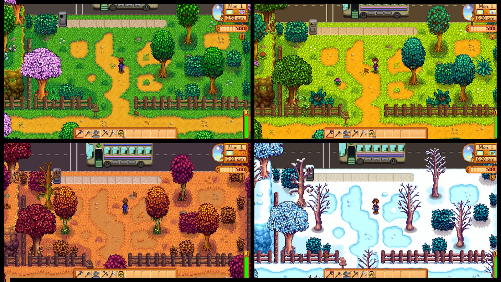 Examining the design principles of living in Stardew Valley