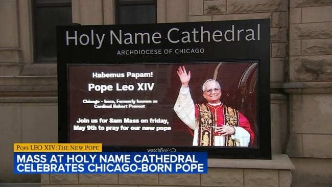 Chicago celebrates as South Side-born Pope Leo XIV elevated to leader of  Catholic Church - ABC7 Chicago