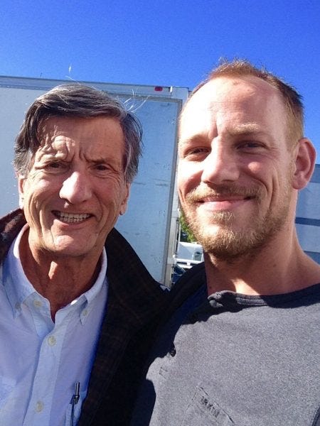 billy wickman on supernatural with director billy wickman on supernatural with director