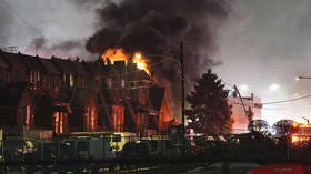 Medevac jet crashes into residential area in US (VIDEOS) Medevac jet crashes into residential area in US (VIDEOS)