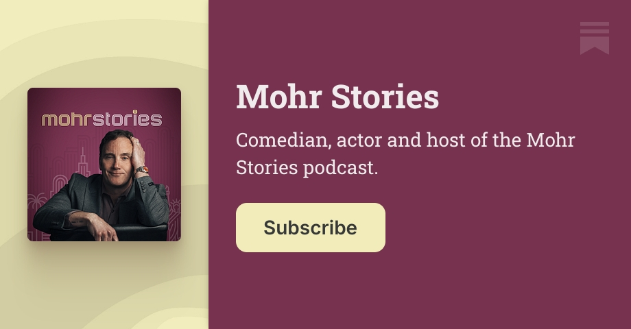 Mohr Stories | Substack