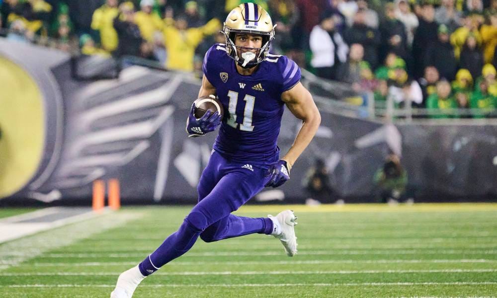 Washington WR Jalen McMillan declares for the 2024 NFL draft