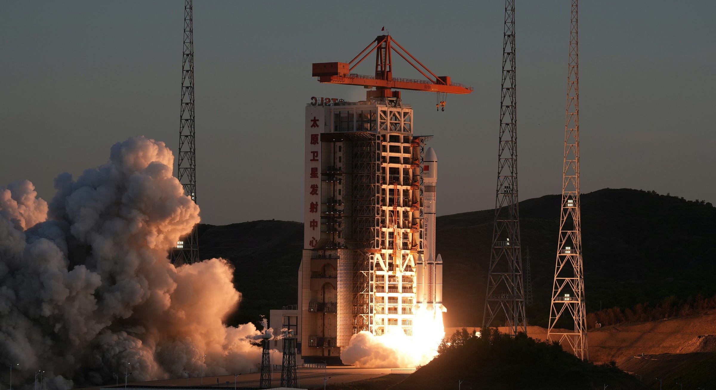 The Long March 6A Y25 vehicle lifting off from the Taiyuan Satellite Launch Center on June 4th 2026.