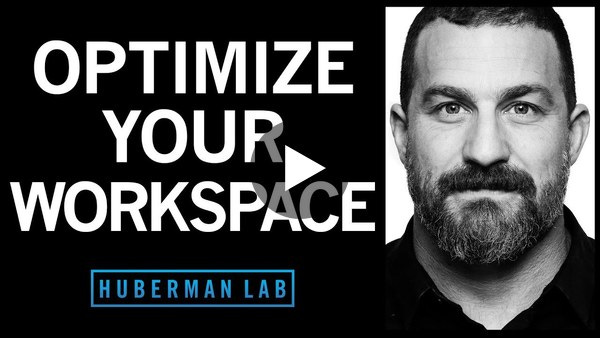 Optimizing Workspace for Productivity, Focus, & Creativity | Huberman Lab Podcast #57 Optimizing Workspace for Productivity, Focus, & Creativity | Huberman Lab Podcast #57