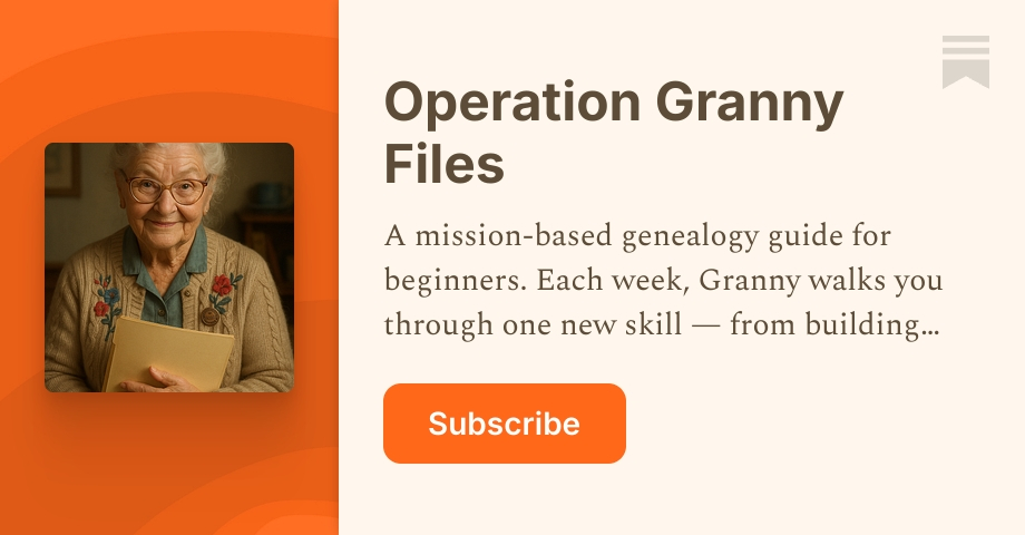 Operation Granny Files | Greg Maxfield | Substack