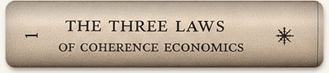 The Three Laws of Coherence Economics