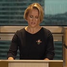 Il primo discorso della prima donna “C”