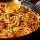 Whenever I Don’t Know What to Cook, I Make This Creamy Shrimp Pasta