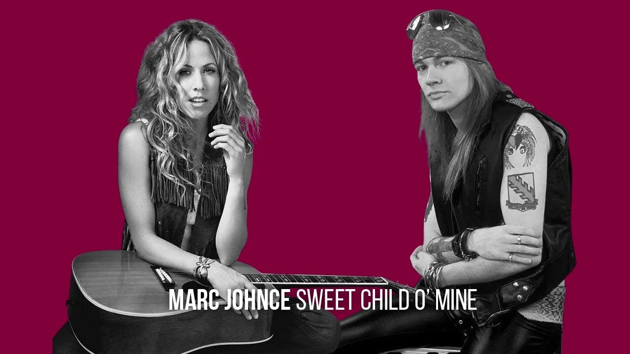 Sweet Child O' Mine (Sheryl Crow Vs. Axl Rose Duet) (Marc Johnce Mashup ...