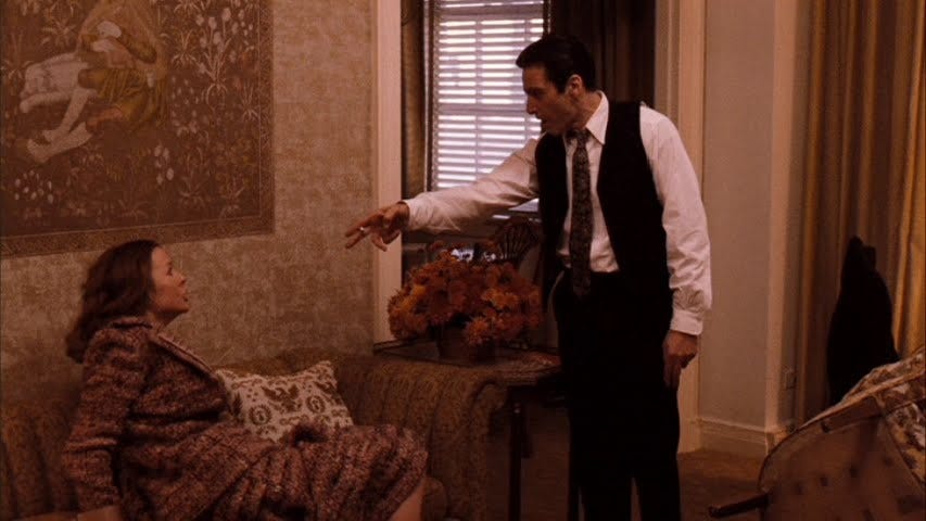 In Godfather Part 2, Michael Corleone slaps his wife, Kay, because she kept repeating herself. It's an homage to the fact that men simply don't listen. : r/shittymoviedetails In Godfather Part 2, Michael Corleone slaps his wife, Kay, because she kept repeating herself. It's an homage to the fact that men simply don't listen. : r/shittymoviedetails
