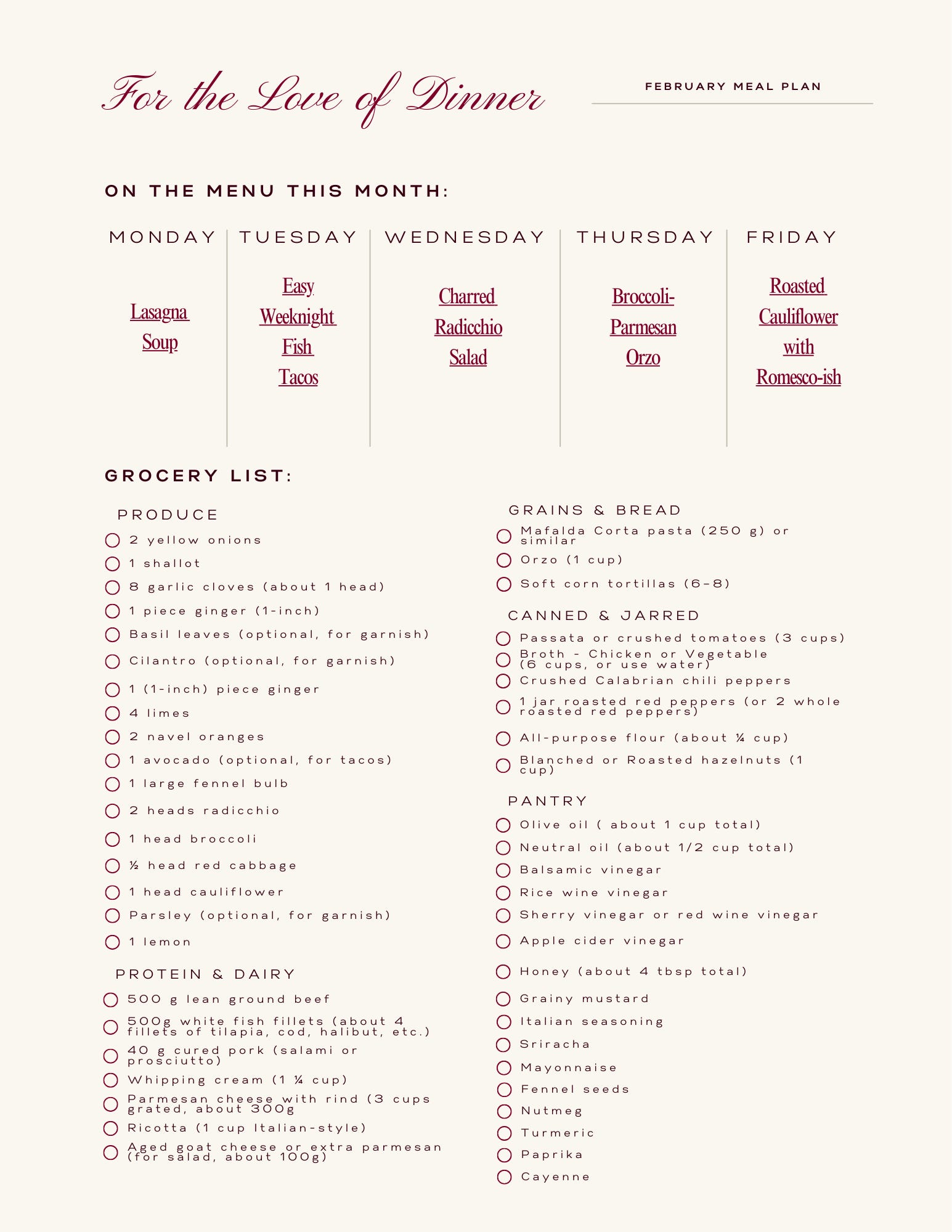 What to cook in February🍓💌 ️💓🍫 - by Stefanie Phillips