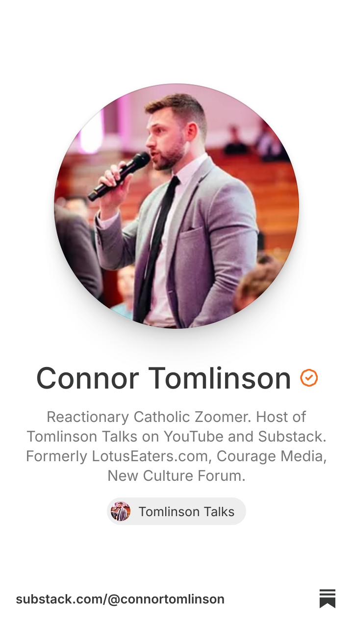 Connor Tomlinson | Substack