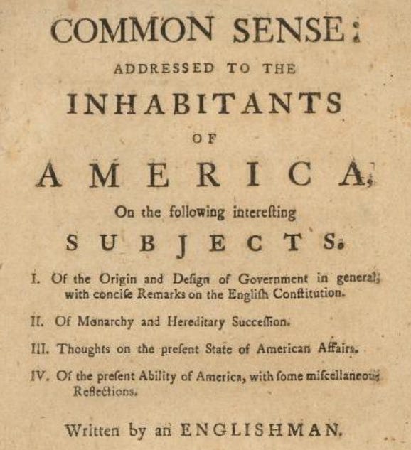 &ldquo;...society is produced by our wants, and government by wickedness&hellip;&rdquo;