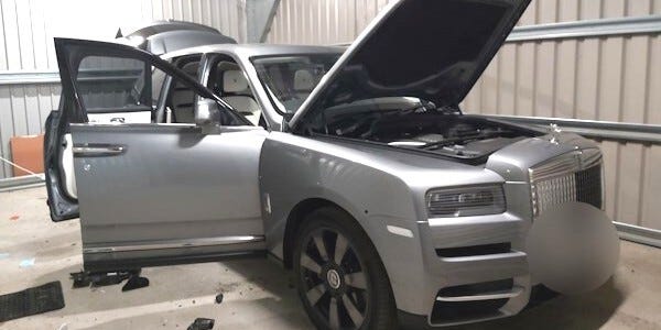 Rolls Royce Cullinan worth £250,000