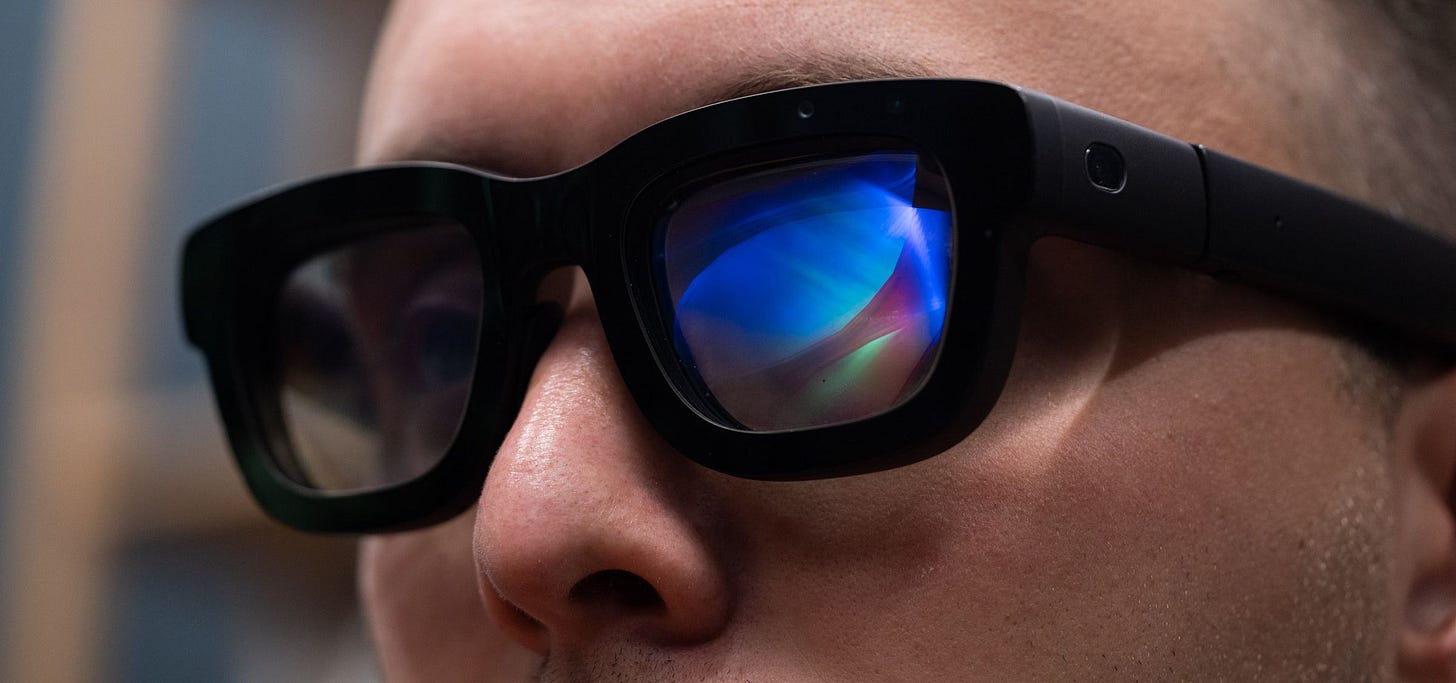 Meta’s Orion glasses.