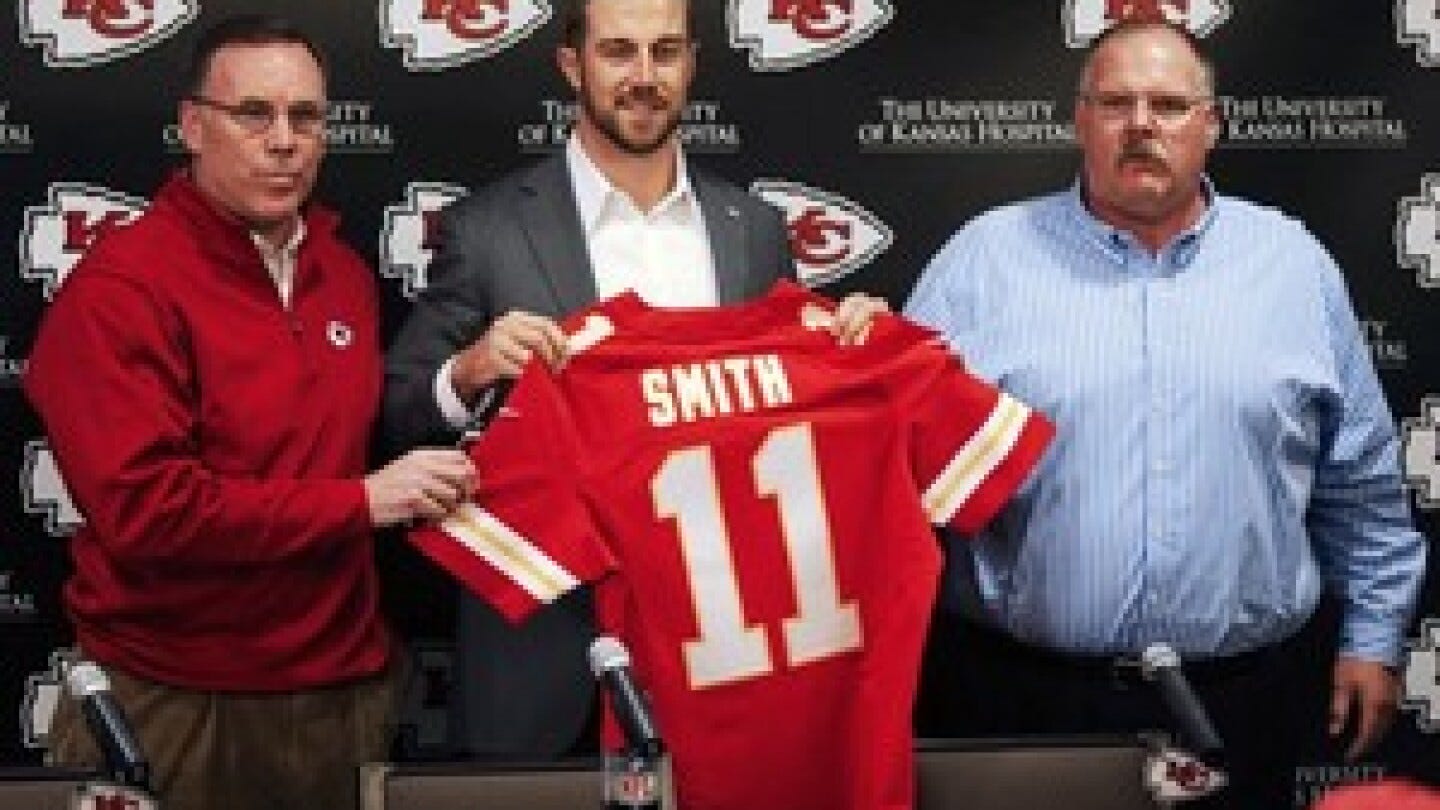 Alex Smith: No doubt in my mind about coming to K.C. - NBC Sports
