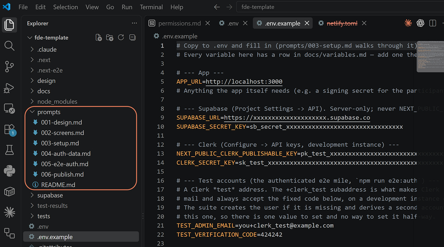 Claude Code solution template for Product Engineers