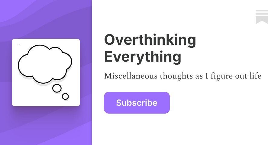 Overthinking Everything | David R. MacIver | Substack