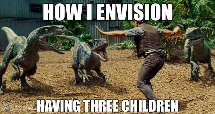 How i envision having three children