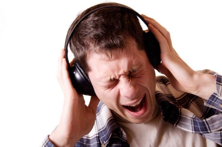 Headphones too loud shutterstock
