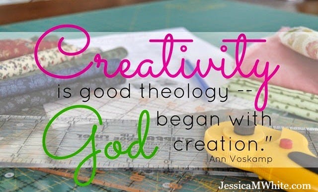 Creativity as an Act of Worship @JessicaMWhite.com